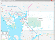 Punta Gorda Wall Map Premium Style